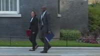 Ministers arrive at Downing Street ahead of cabinet meeting