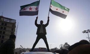 Damascus Falls Sparking Celebration And Uncertainty