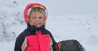 Girl, 5, climbs Ben Nevis in winter snowstorm to raise money for Glasgow Children's Hospital