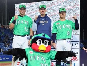 Yakult Swallows Rally Late To Defeat Giants 5-2