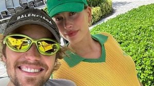 Hailey Bieber Celebrates Seven Months Of Jack With Brazilian Pride