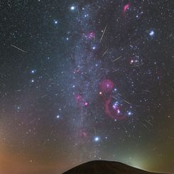  Orionids Meteors over Inner Mongolia 