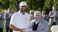 Scottie Scheffler joins Tiger Woods as only repeat winners at Memorial Tournament