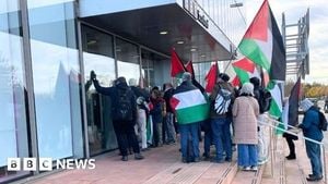 Pro-Palestine Protesters Disrupt BBC Event In Glasgow