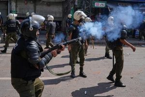 Violence Erupts In Lahore As Police Clash With Protesters