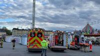 Verletzte auf Volksfest: Trotz TÜV: Fünf Verletzte bei Unfall mit Kettenkarussell - inSüdthüringen