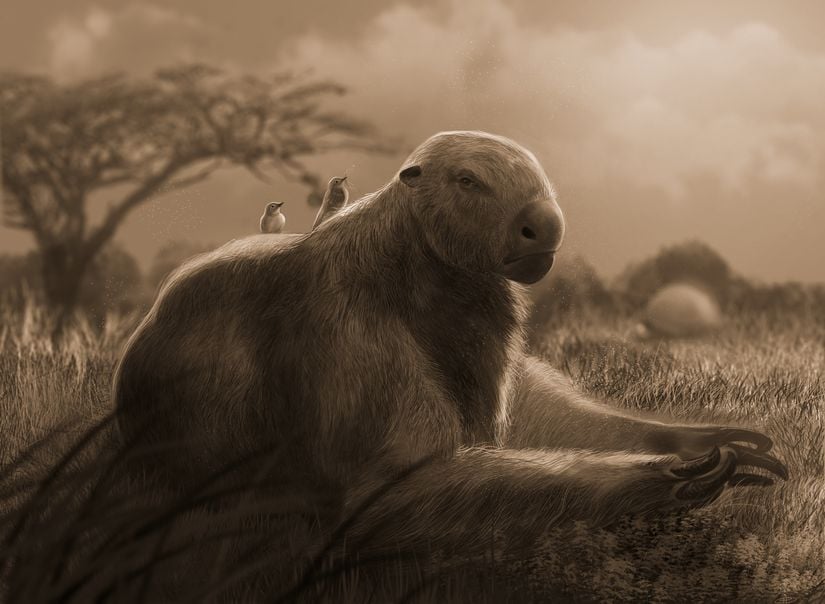 Megatherium americanum.