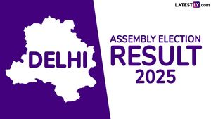 BJP Leads Early Trends In Delhi Assembly Election 2025