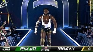 Royce Keys Makes Explosive WWE Debut At Royal Rumble