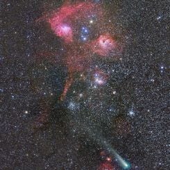  Comet, Clusters and Nebulae 