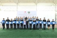 จ.ขอนแก่นมอบผ้าห่มกันหนาวกว่า 3,400 ผืน ช่วยเหลือประชาชนฝ่าภัยหนาว ครอบคลุม 25 อำเภอ