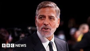 George Clooney Protects Twins During Public Scrutiny