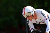 Giro d'Italia: Josh Tarling wins stage 2 time trial as Primož Roglič takes over maglia rosa