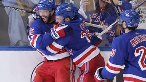 Rangers Rally To Defeat Bruins 3-2