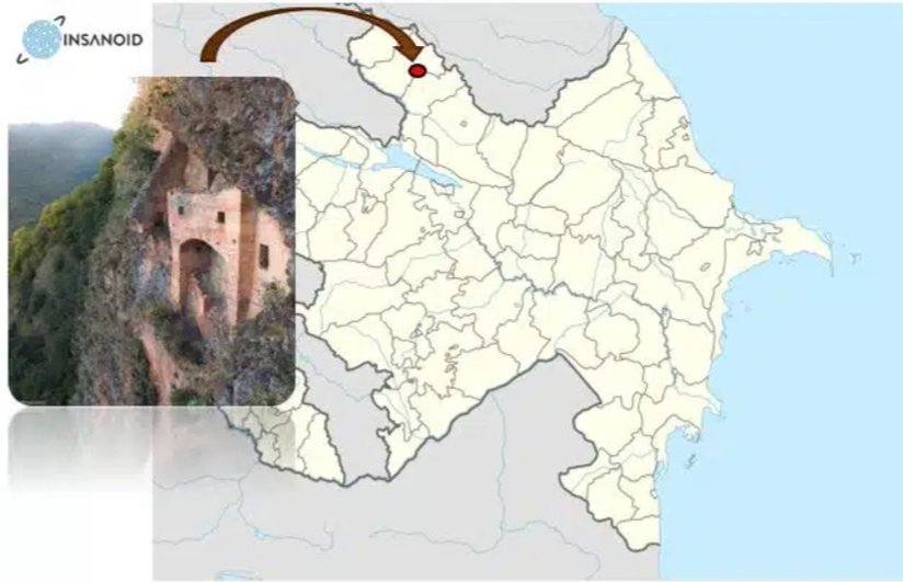 Peri Kalesinin haritadaki konumu