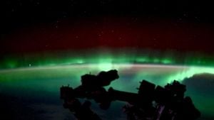 Astronaut Captures Stunning Aurora Borealis From Space