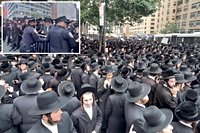 Thousands of Orthodox Jews protest around Israeli consulate in NYC to call for change in country’s military draft rules