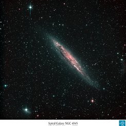 Nearby Spiral Galaxy NGC 4945
