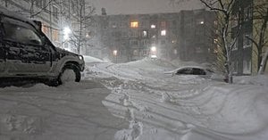 Record Snowfall Paralyzes Kamchatka As Drifts Reach Five Meters