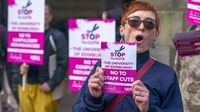 University staff threaten strike action in row over 15,000 job cuts