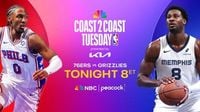 Sixers vs. Grizzlies: How to watch on NBC10 and Peacock
