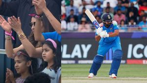 Rohit Sharma's Family Cheers India Against Pakistan