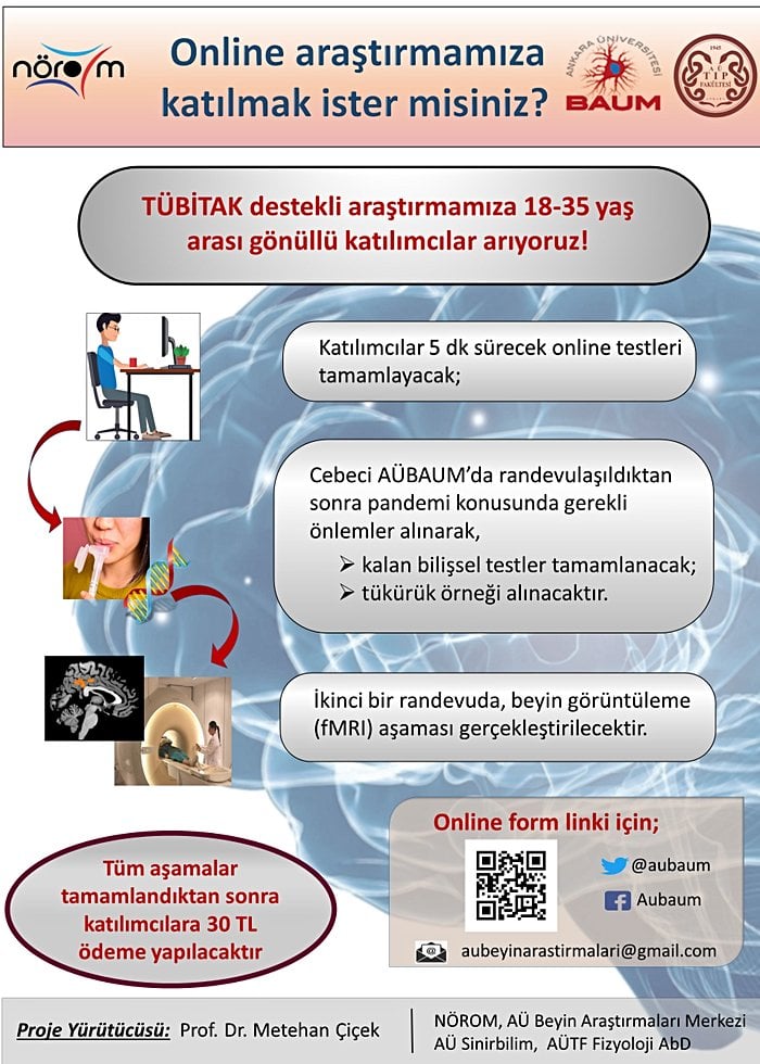 Sinirbilim çalışmamıza katılmak ister misiniz?