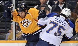 Reaves And Olivier Deliver Thrilling Fight During NHL Clash