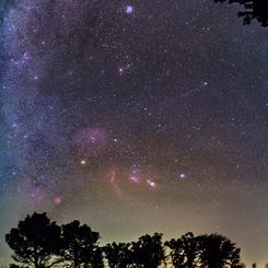  Comet Lovejoy in a Winter Sky 