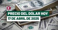¡Peso registra su mejor nivel en 6 meses! Precio del dólar hoy 17 de abril de 2025