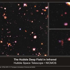Kızılötesinde Hubble Derin Alanı