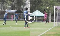 Chicote Calderón se lució con golazo de tiro libre y dio el triunfo al América vs. Atlante en amistoso