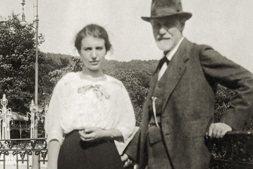 Anna Freud ve babası Sigmund Freud