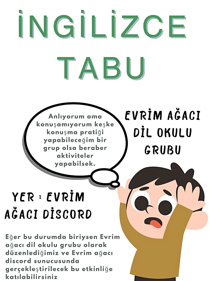 İngilizce Tabu Etkinliği