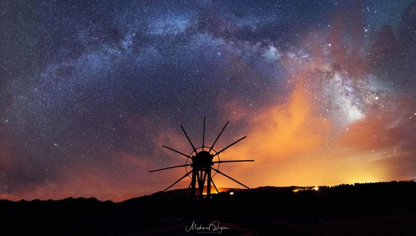 Samanyolu'nun Dünya'dan fotoğrafı...