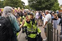 Officials win court case to remove asylum-seekers from a UK hotel that's been the focus of protests
