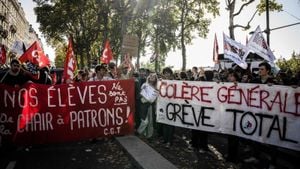 Protests And Strikes Engulf Paris As Labor Groups Unite