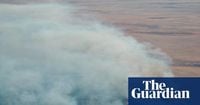 Namibia footage shows wildfire devastation in Etosha natural park – video