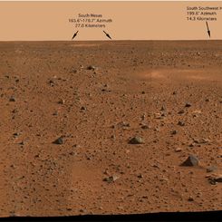 A Mars Panorama from the Spirit Rover