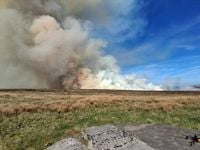 Wildfire breaks out in Derbyshire valley | West Bridgford Wire
