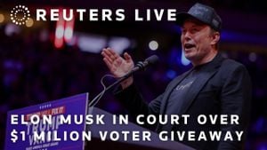 Elon Musk’s Voter Giveaway Allowed To Continue Amid Controversy