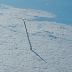 Space Shuttle Rising