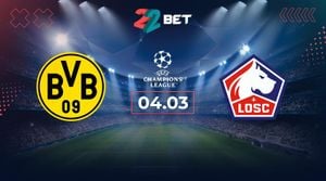 Lille Seeks Upset Against Dortmund Amid Champions League Showdown