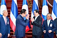 ผู้นำไทย - ลาว ร่วมเป็นสักขีพยานพิธีแลกเปลี่ยน MOU และพิธีส่งมอบความช่วยเหลือ สะท้อนสายสัมพันธ์แน่นแฟ้นกว่า 75 ปี