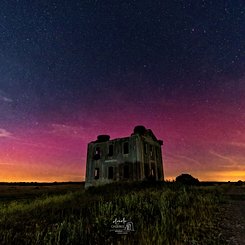  Northern Lights over Southern Europe 