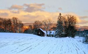 Winter Weather Advisory Leads To Slippery Roads Sunday Night