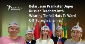 Russian Teachers Deceived Into Wearing Tinfoil Hats For Patriotism