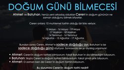Mantık Sorusu: Ceren'in Doğum Günü Ne Zaman?