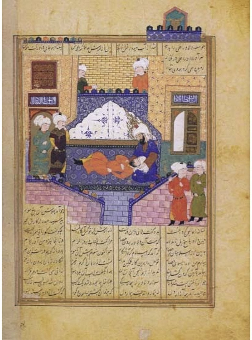 Sad'ın Hz. Ali'nin dizlerinde bayılması