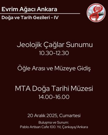 Jeolojik Çağlar Sunumu ve MTA Doğa Tarihi Müzesi Gezisi